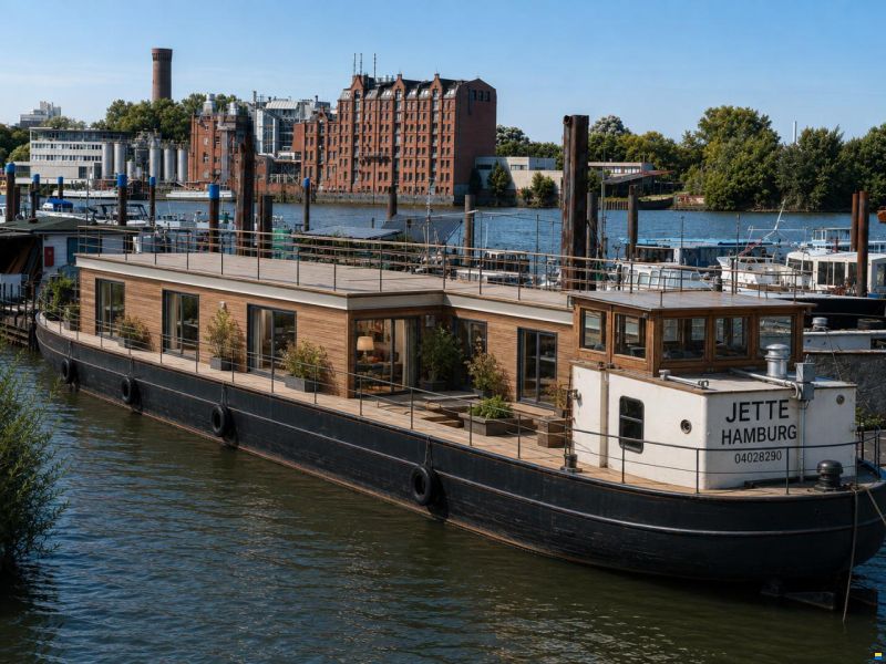 Jette 37m Tankschiff / Wohnschiff