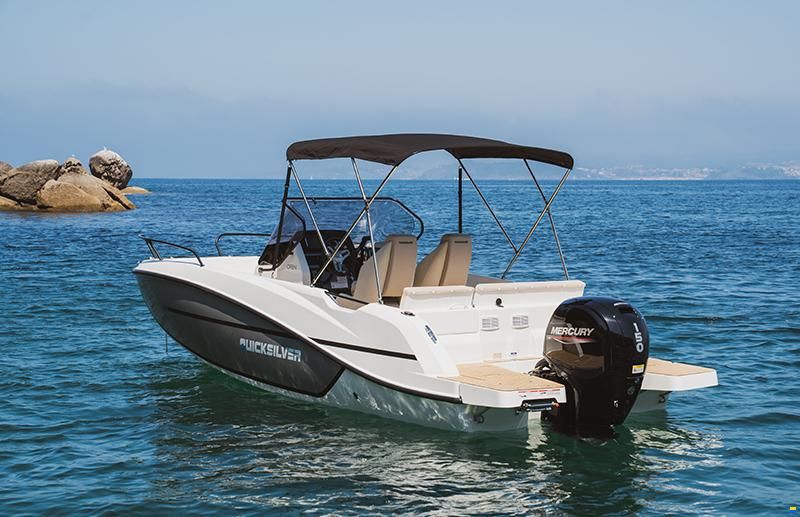 Quicksilver new 625 Open/Mercury 150
