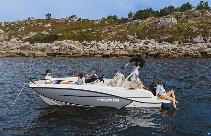 Quicksilver new 625 Open/Mercury 150