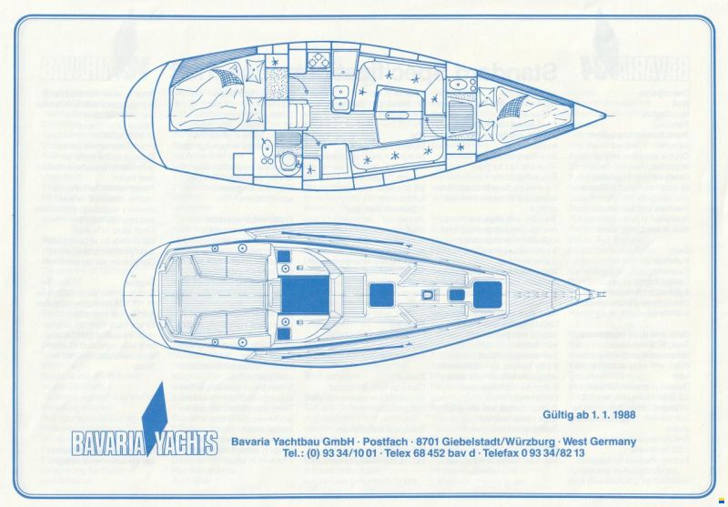 Bavaria 34 (1987) mit Flachkiel