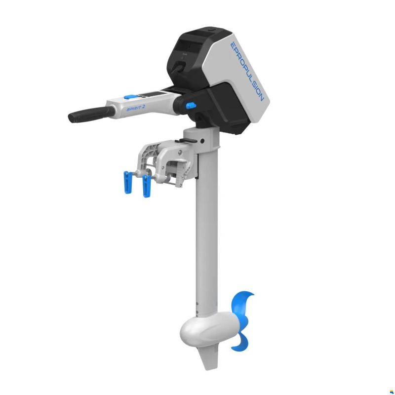 ePropulsion Spirit 2 mit Pinne und Batterie