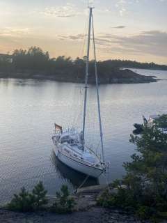 Najad 34 mit Achterkabine