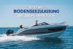 Quicksilver Activ 755 Cruiser, bis 250PS & Trailer ( Kajütboot