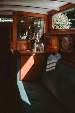 Cammenga Zeitlose Motoryacht von 1949