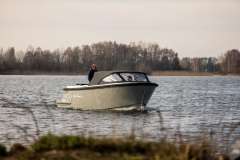 Oud Huijzer 740, gezien op de HISWA ? Sloep