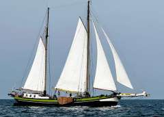 Klipper Zeilcharter Plattbodenschiff