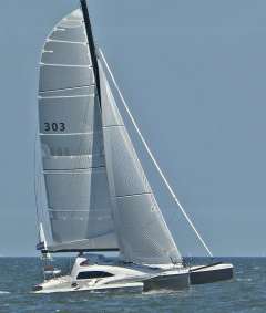 Corsair 36 folding trimaran