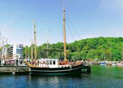 wooden boat - Jagt Ketch Rigged