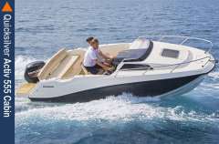 Quicksilver 555 Cabin mit 80PS und Trailer