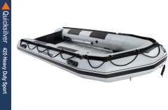 Quicksilver Inflatables 420 Heavy Duty Sport PVC AluBoden Faltbares Schlauchboot
