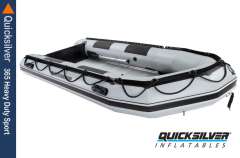 Quicksilver Inflatables 365 Heavy Duty Sport PVC AluBoden Bateau pneumatique pliable