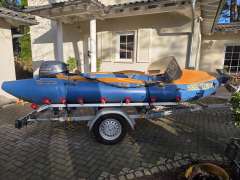 Yamaha F25G auf DSB Hypalon Zephyr 404