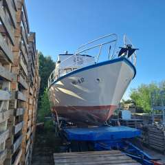 Holländische Stahl-Flybridge Yacht