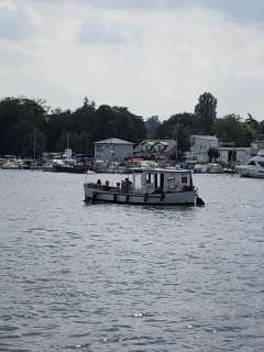 Früheres Rettungsboot Eigenbau