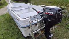 Terhi 400 Motorboot + Suzuki 8 PS Bateau de sport