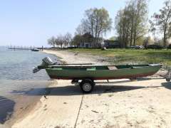 Gr&uuml;ninger Fischer- Badeboot Barca da pesca