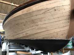Beck Reichenau MAHAGONI MOTORBOOT EINZELSTÜCK VOLLHOLZ