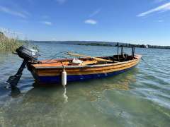 Kr&uuml;ger Holzgondel Motorboot-Klassiker