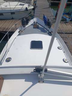 Gruno Motoryacht Stahlboot Verdränger