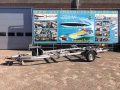 Nautilus Stallingstrailer 1-asser geremd Twee-asser