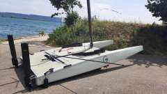 Scheurer A-Cat G7 foiling Catamarano