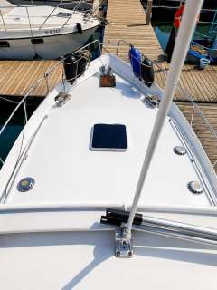 Gruno Motoryacht Stahlboot Verdränger Fly