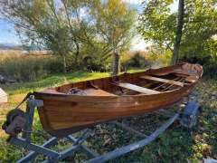 Furrer Klinker-Ruderboot Mahagoni Holz Ruderboot