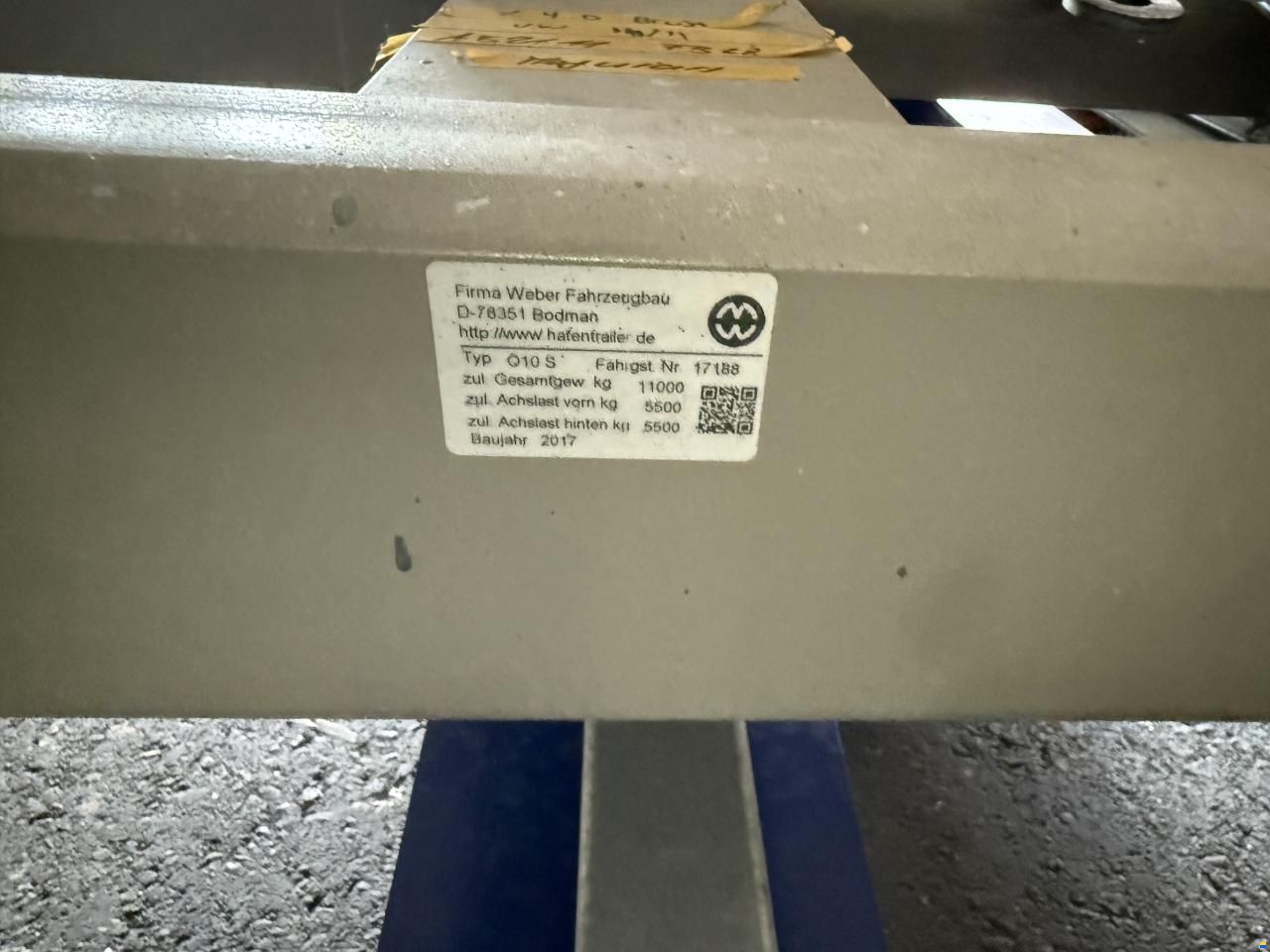 WEBER Segelboot Typ &Ouml;10S, 11 to, 2Meter TG
