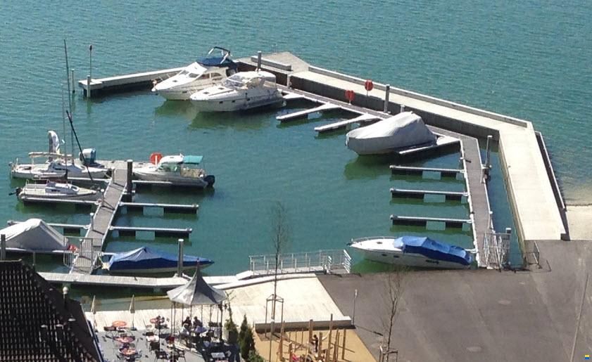 Bootsliegeplatz im Bielersee