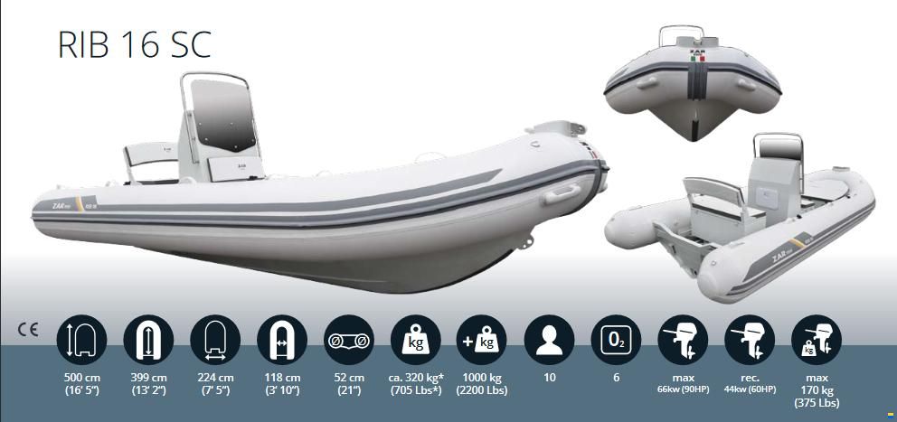 ZARmini RIB PRO 16 SC