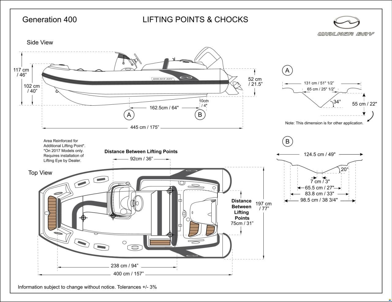 Walker Bay Tender Generation 400 DLX