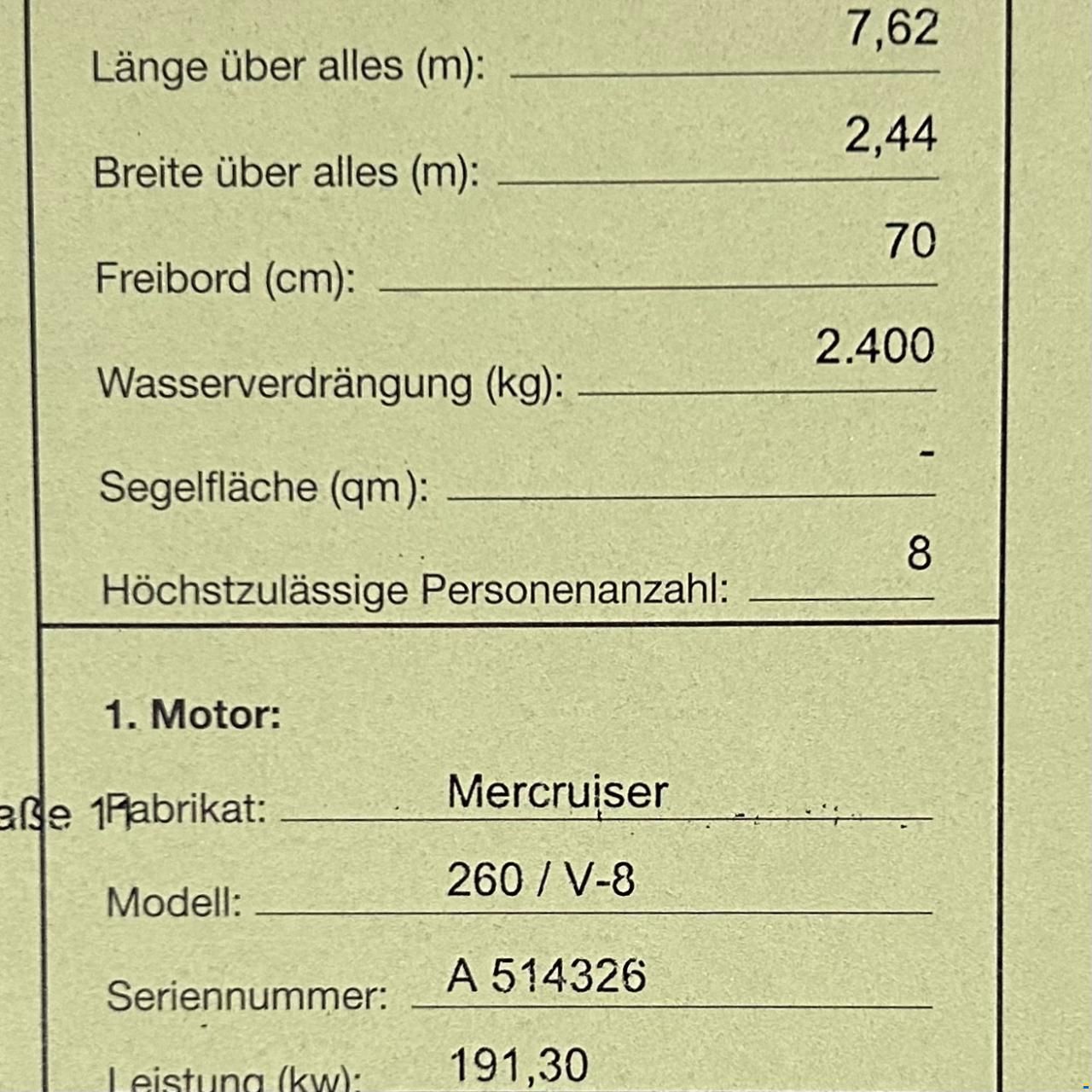 Sea Ray - Sundancer 250