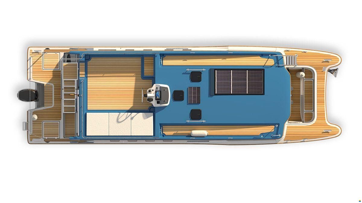 Bader Kronland II Motorkatamaran