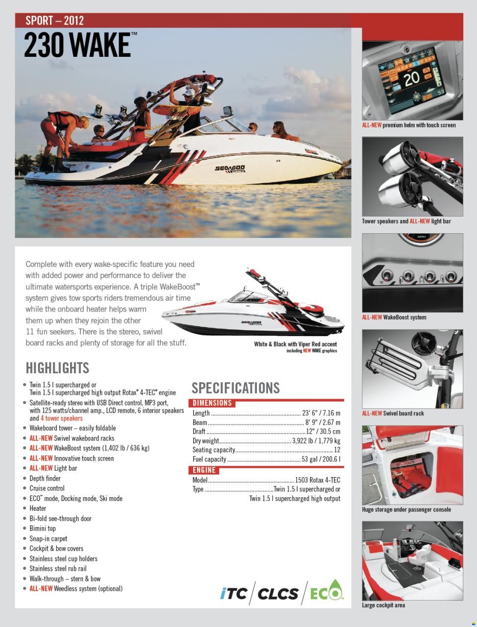 Sea-Doo 230 Wake