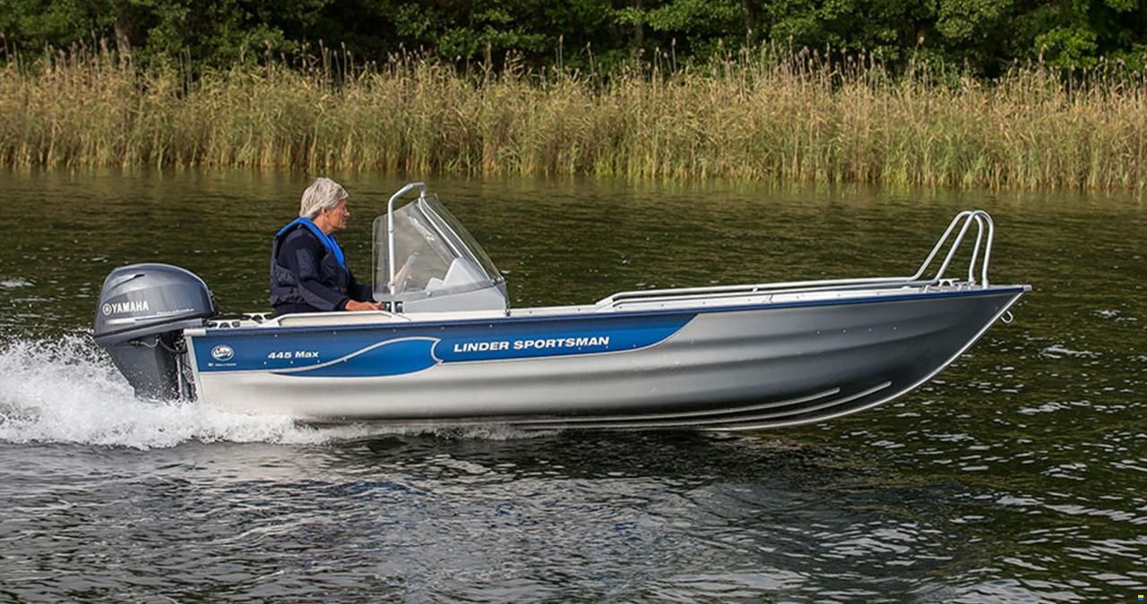 Linder Sportsman 445 MAX + Garmin 9" GPS blank