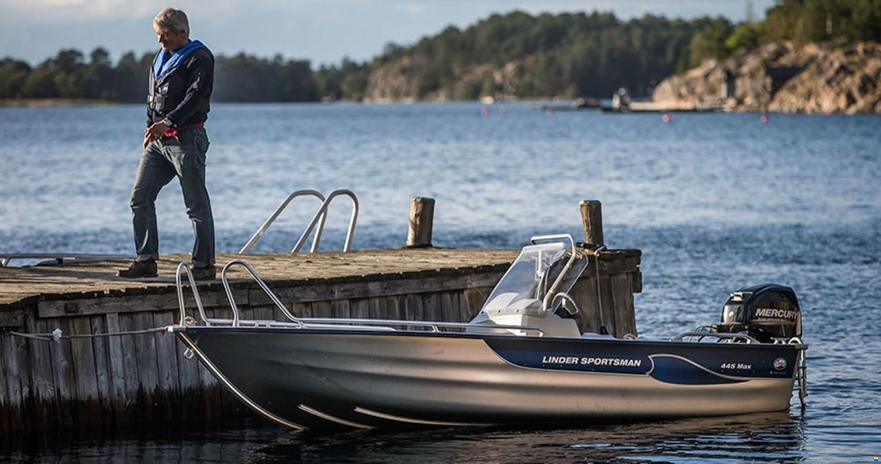 Linder Sportsman 445 MAX + Garmin 9" GPS blank