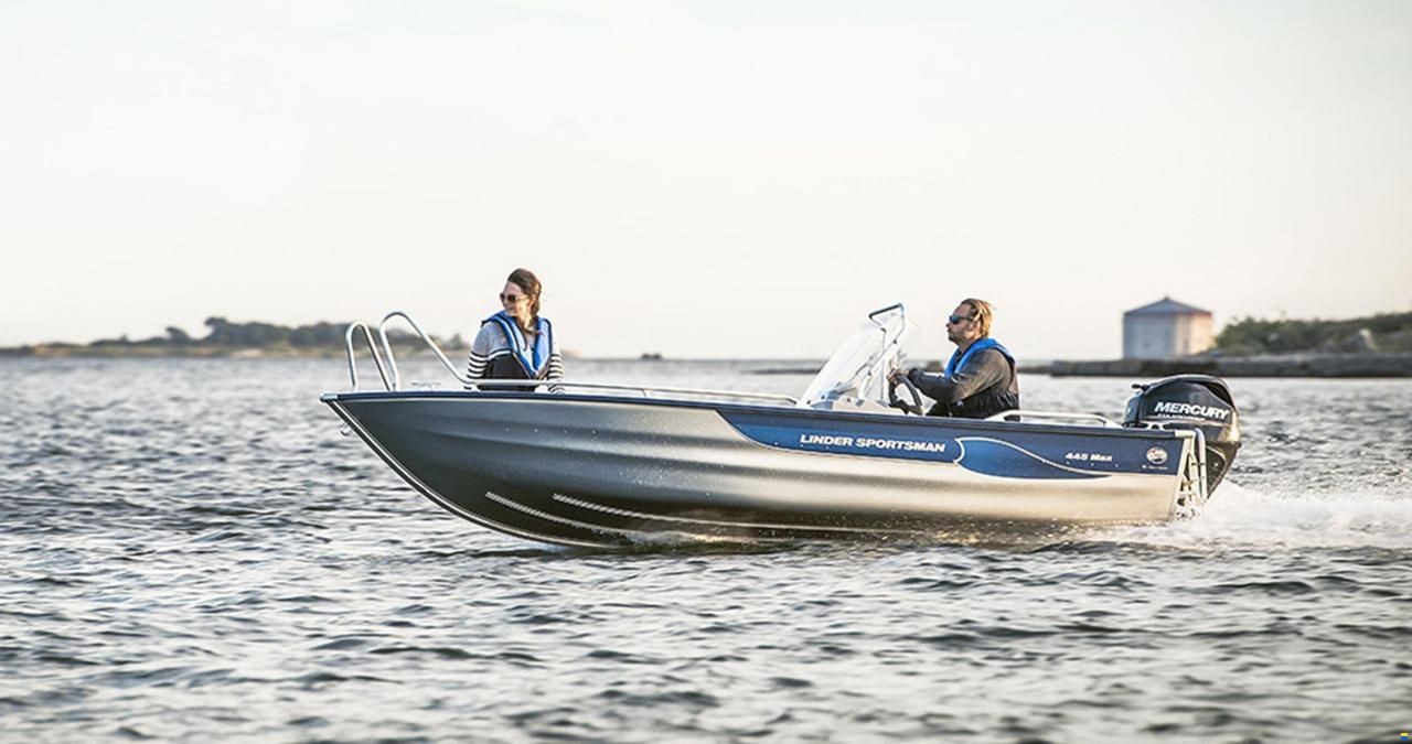 Linder Sportsman 445 MAX + Garmin 9" GPS blank