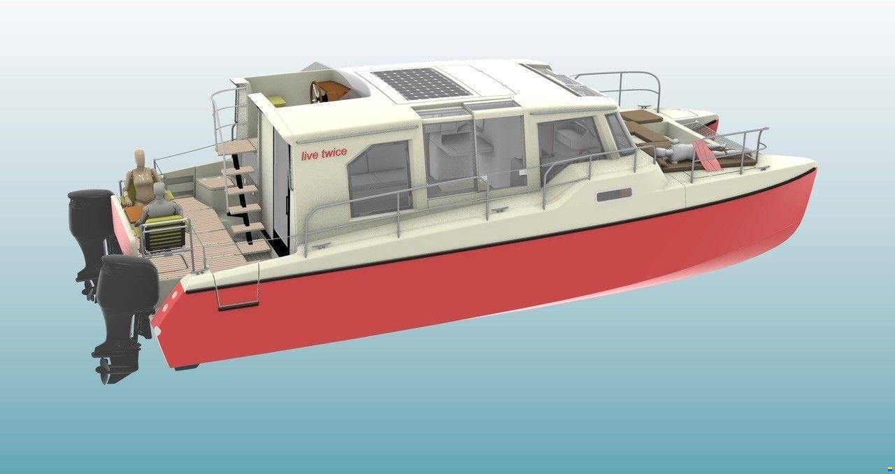 Bader BB37 Motorcatamaran