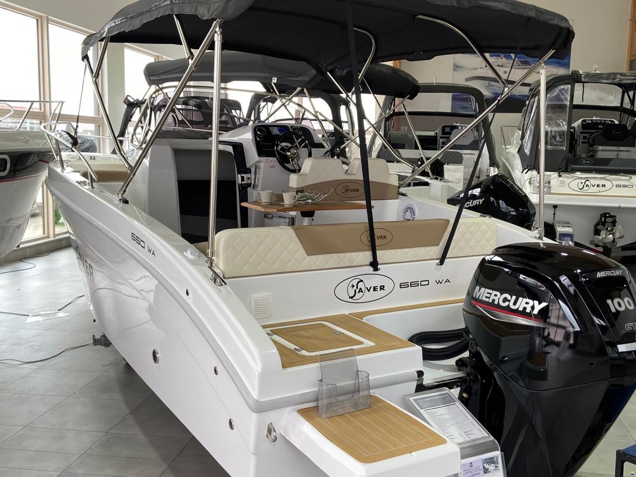 Saver 660 WA mit Mercury F100EXLPT CT