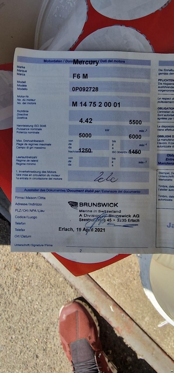 Prowake AL 330+Mercury 6PS