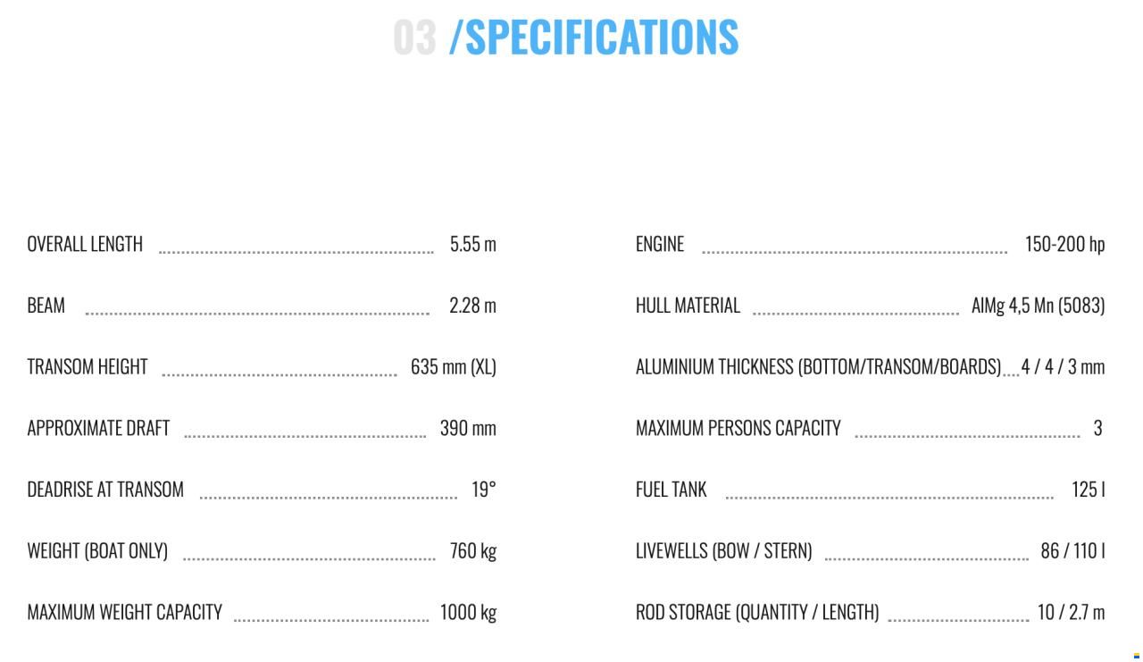 Finval 555 Sport Angler