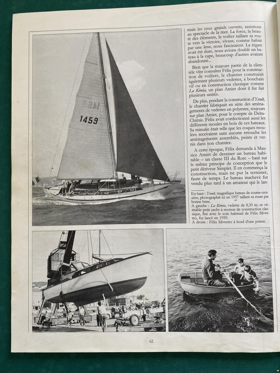Voilier course-croisière & régates
