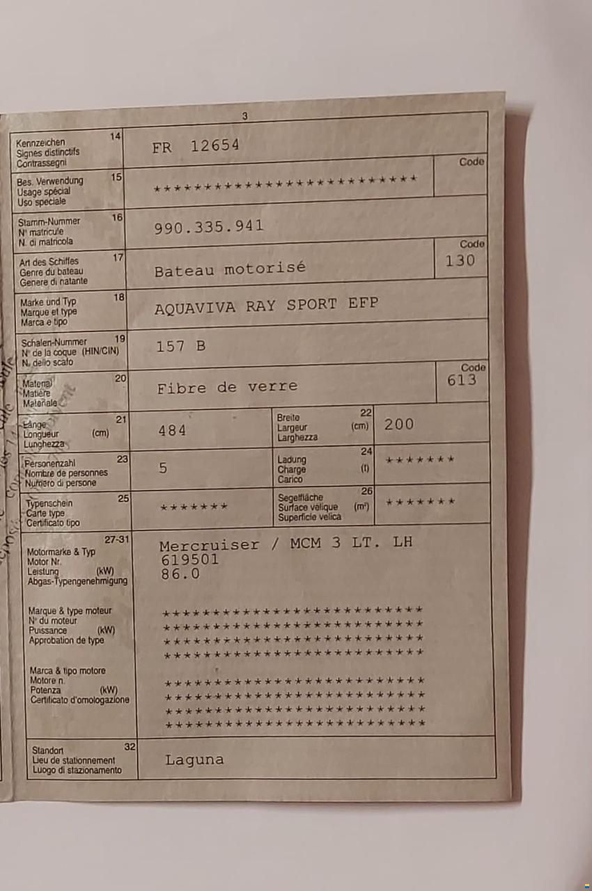 Aquaviva Ray sport EFP