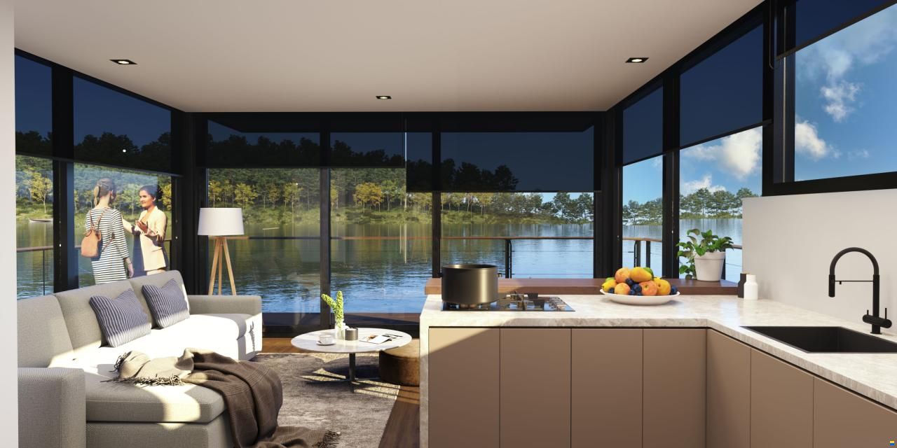 LakeLife Family Deluxe Large Houseboat