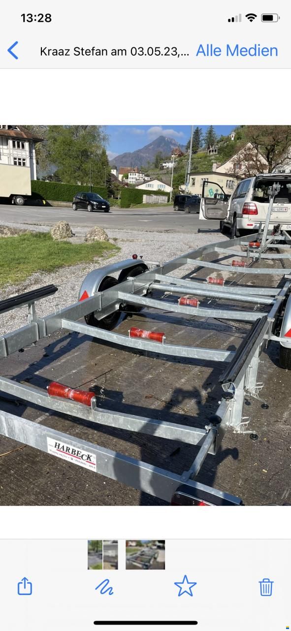 Harbeck Motorboottrailer