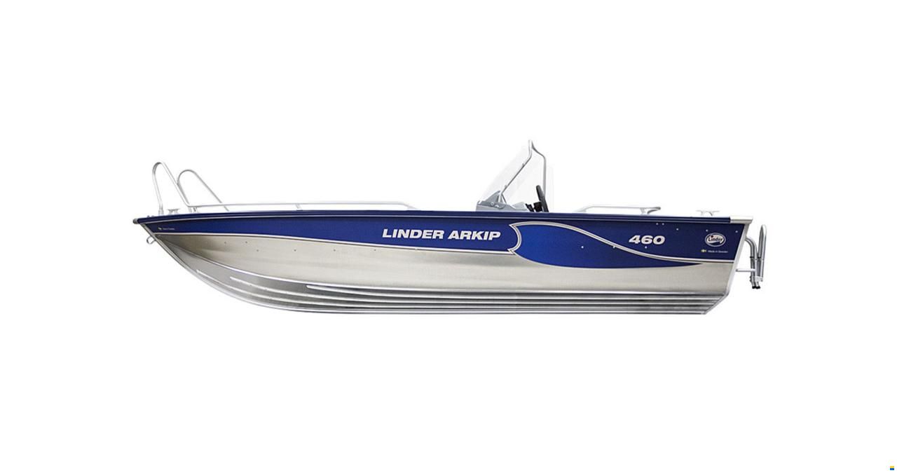 Linder Arkip 460 inkl.PreRigg.Yamaha+Garmin 9"