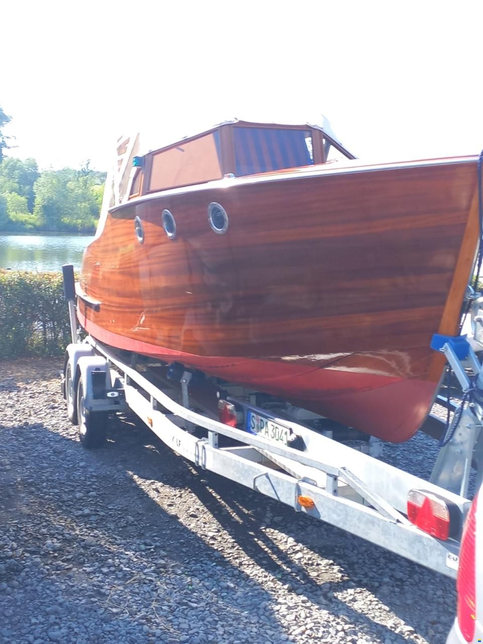 Holzmotorboot De Baron Grou