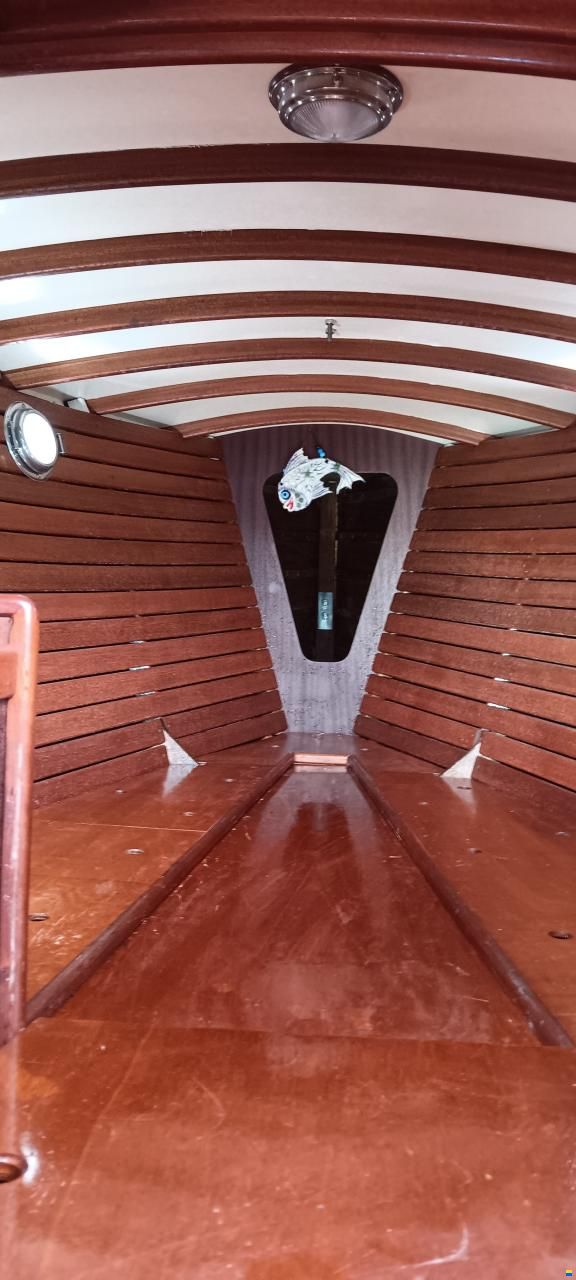Holzmotorboot De Baron Grou
