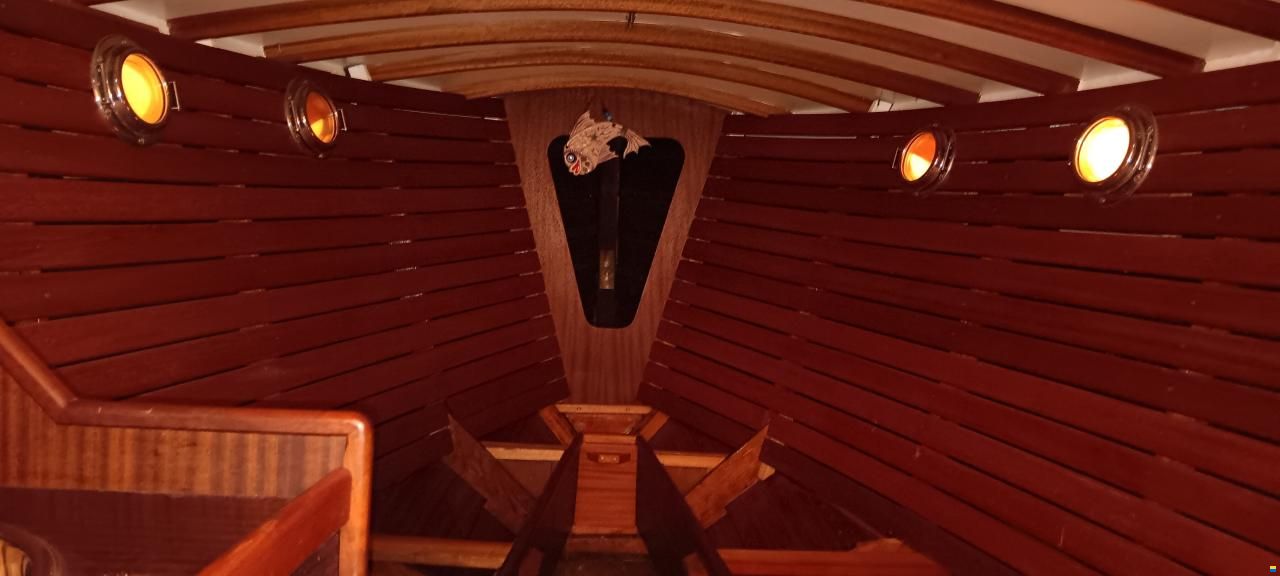Holzmotorboot De Baron Grou