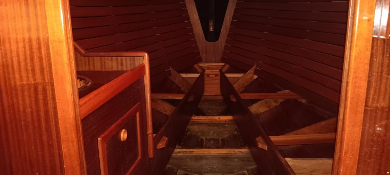 Holzmotorboot De Baron Grou